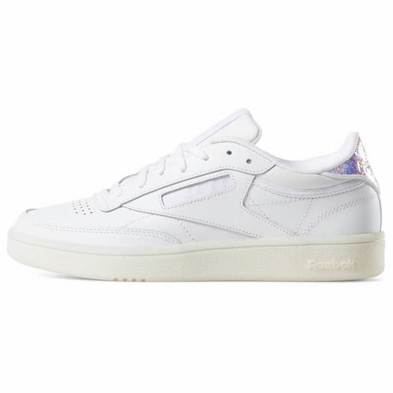 Reebok Club C 85 Tenisky Damske - Biele/Siva BY5247VO